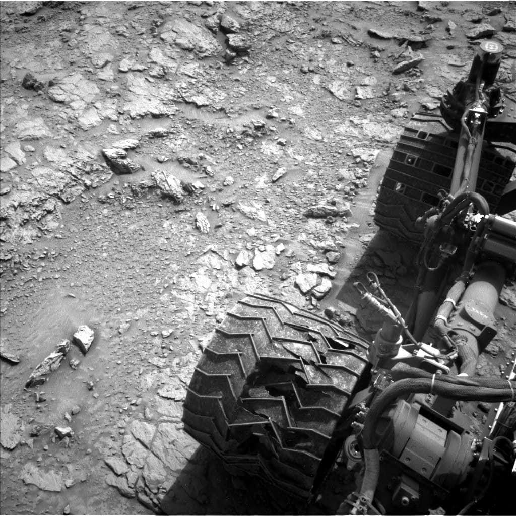 Foto de Marte da câmera NAV_LEFT_B