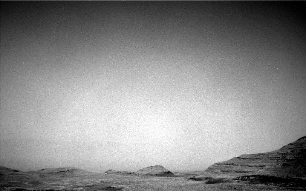 Foto de Marte da câmera NAV_LEFT_B