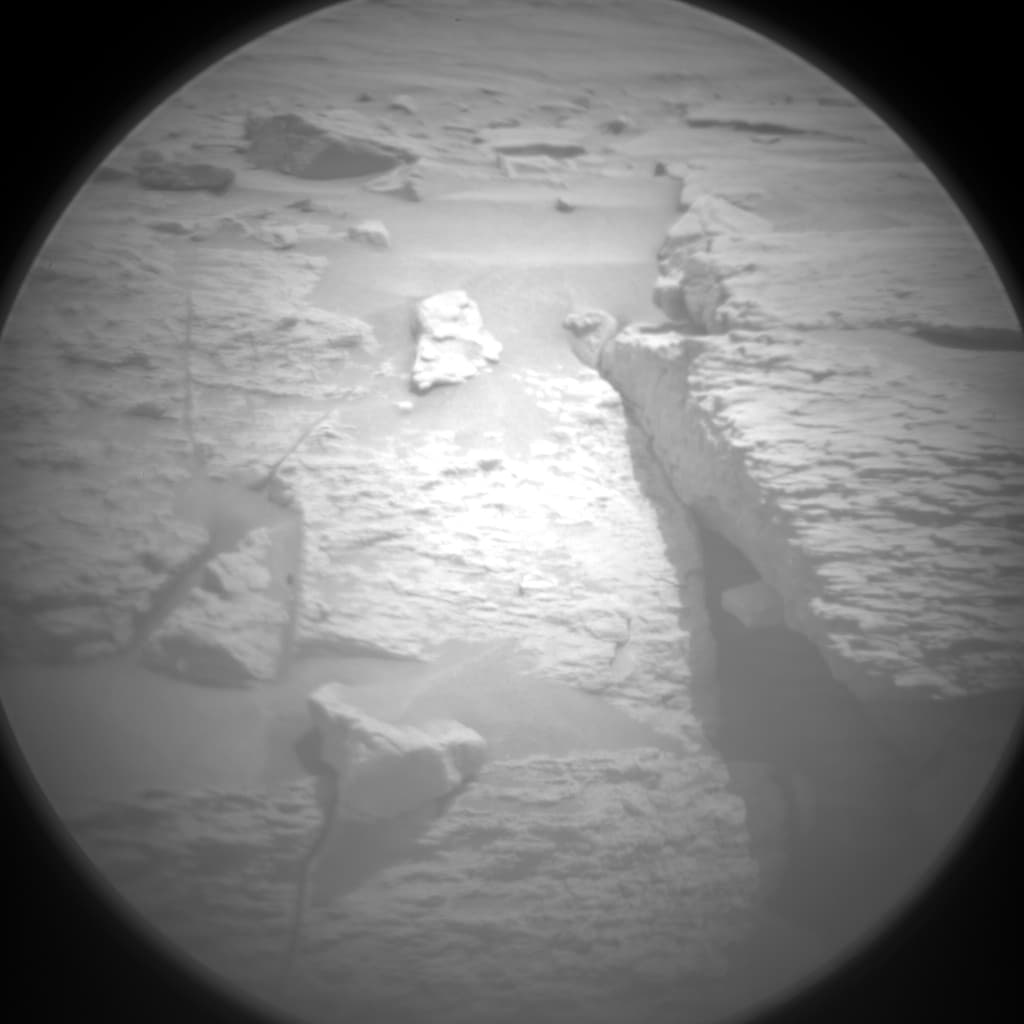 Foto de Marte da câmera CHEMCAM_RMI