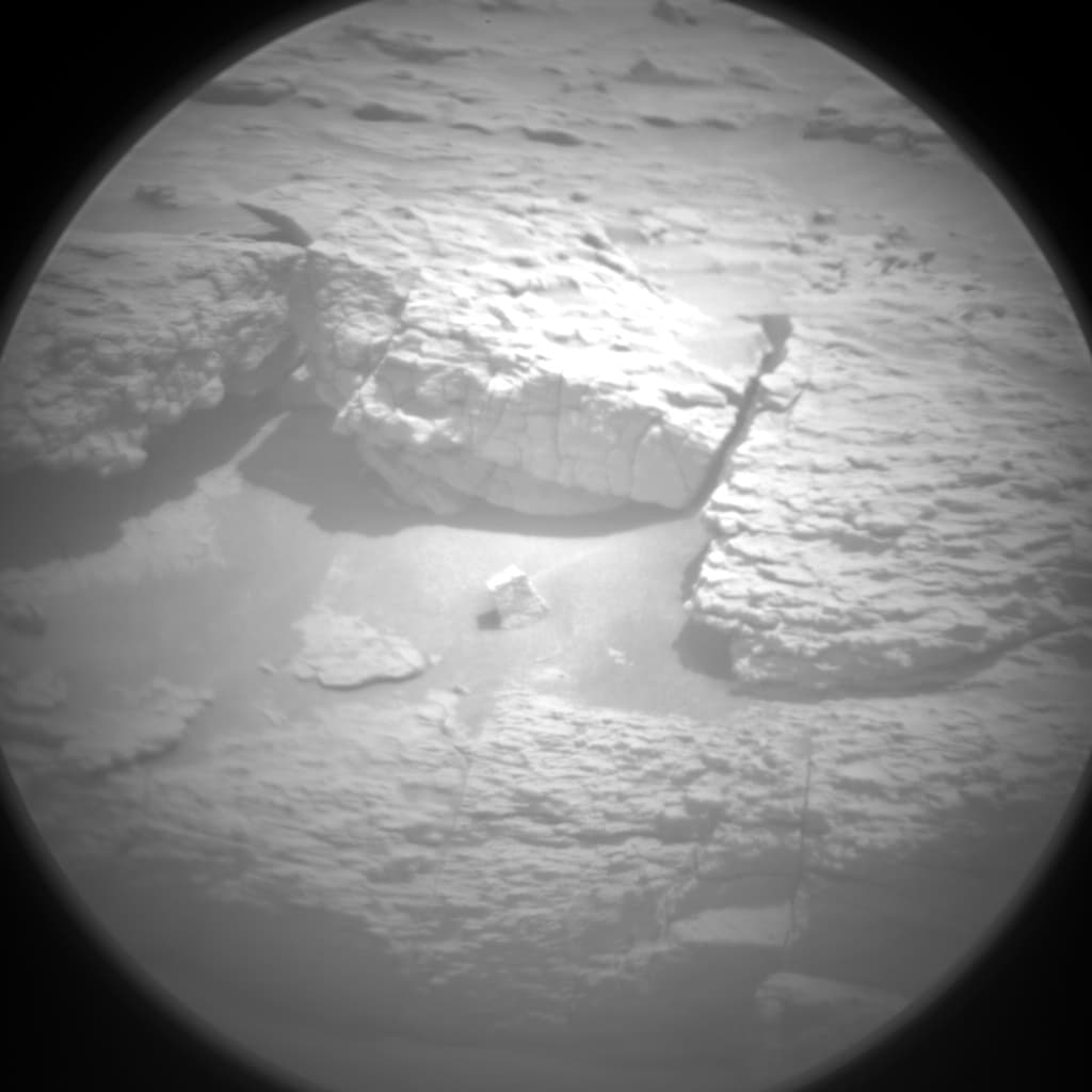 Foto de Marte da câmera CHEMCAM_RMI