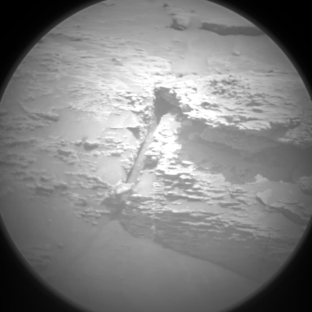 Foto de Marte da câmera CHEMCAM_RMI