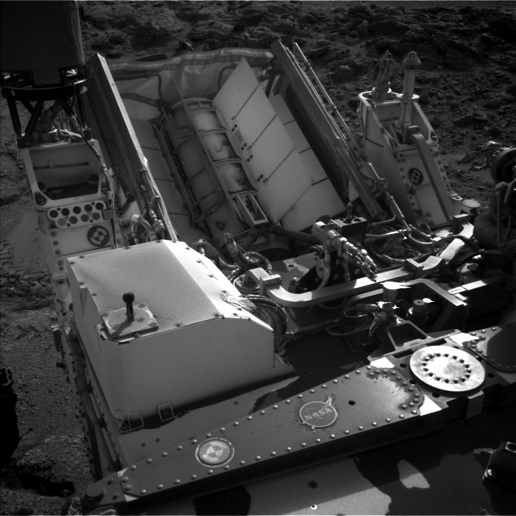 Foto de Marte da câmera NAV_LEFT_B