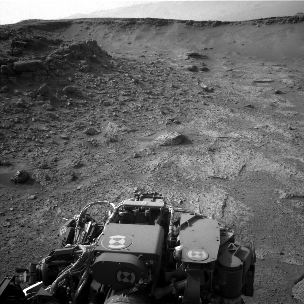 Foto de Marte da câmera NAV_LEFT_B