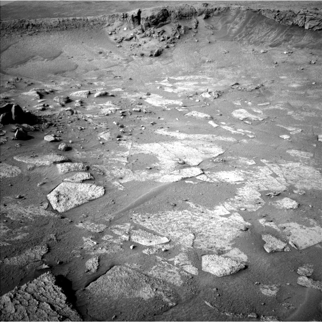 Foto de Marte da câmera NAV_LEFT_B