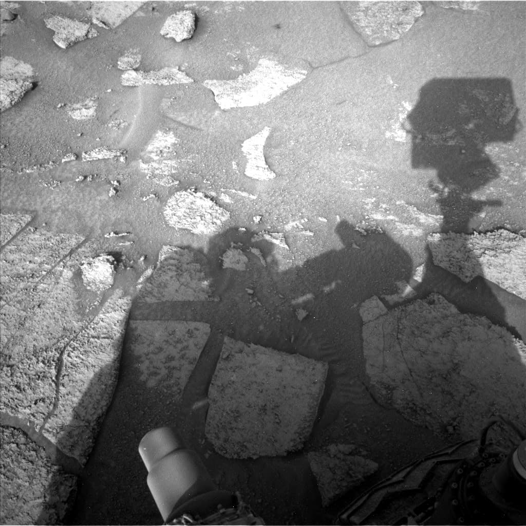 Foto de Marte da câmera NAV_LEFT_B