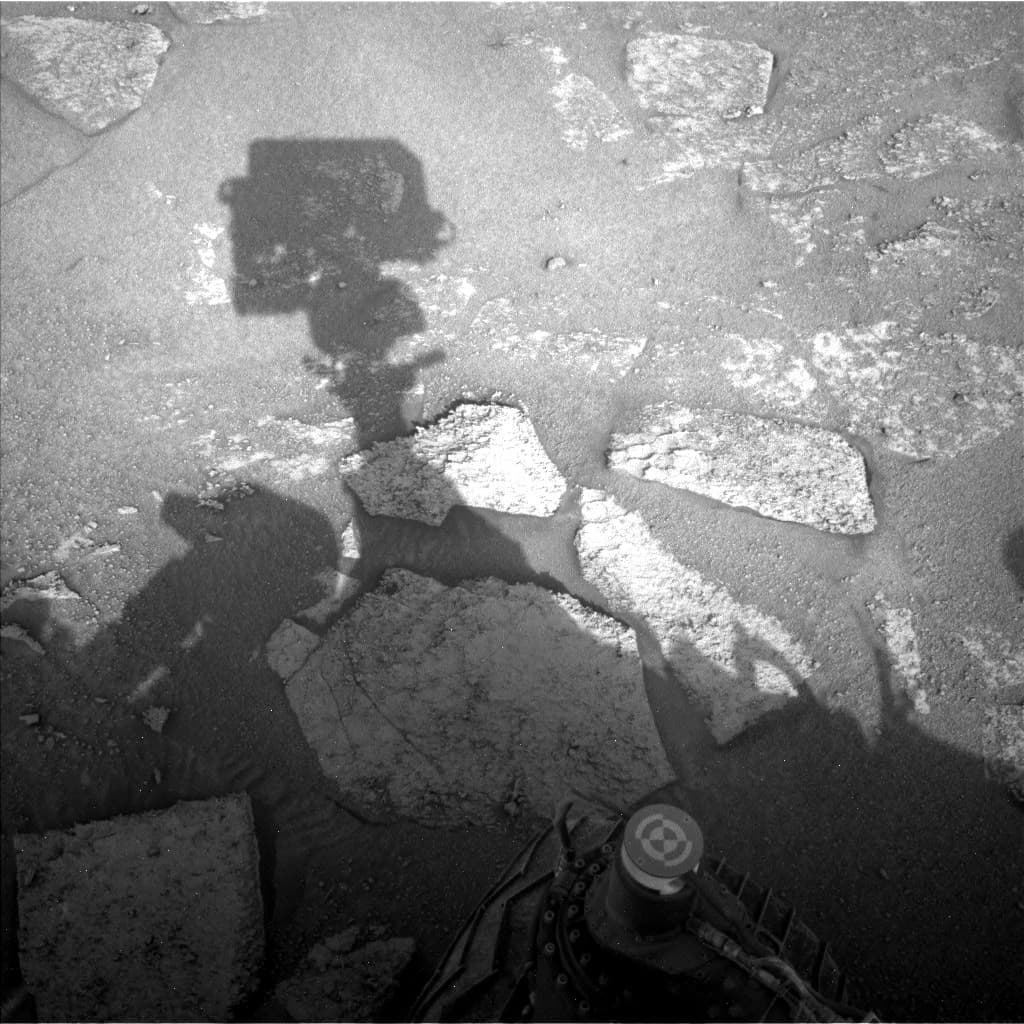 Foto de Marte da câmera NAV_LEFT_B