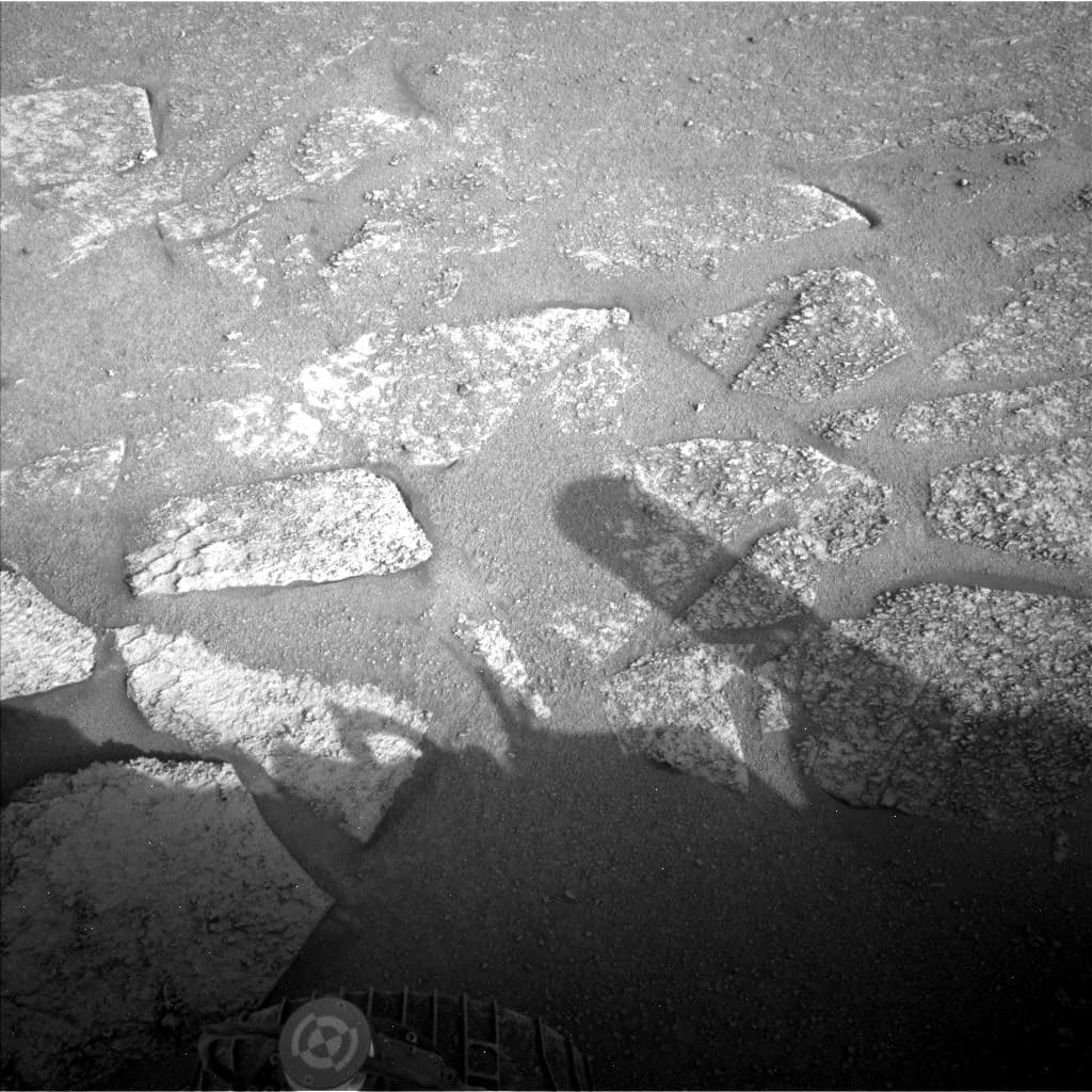 Foto de Marte da câmera NAV_LEFT_B