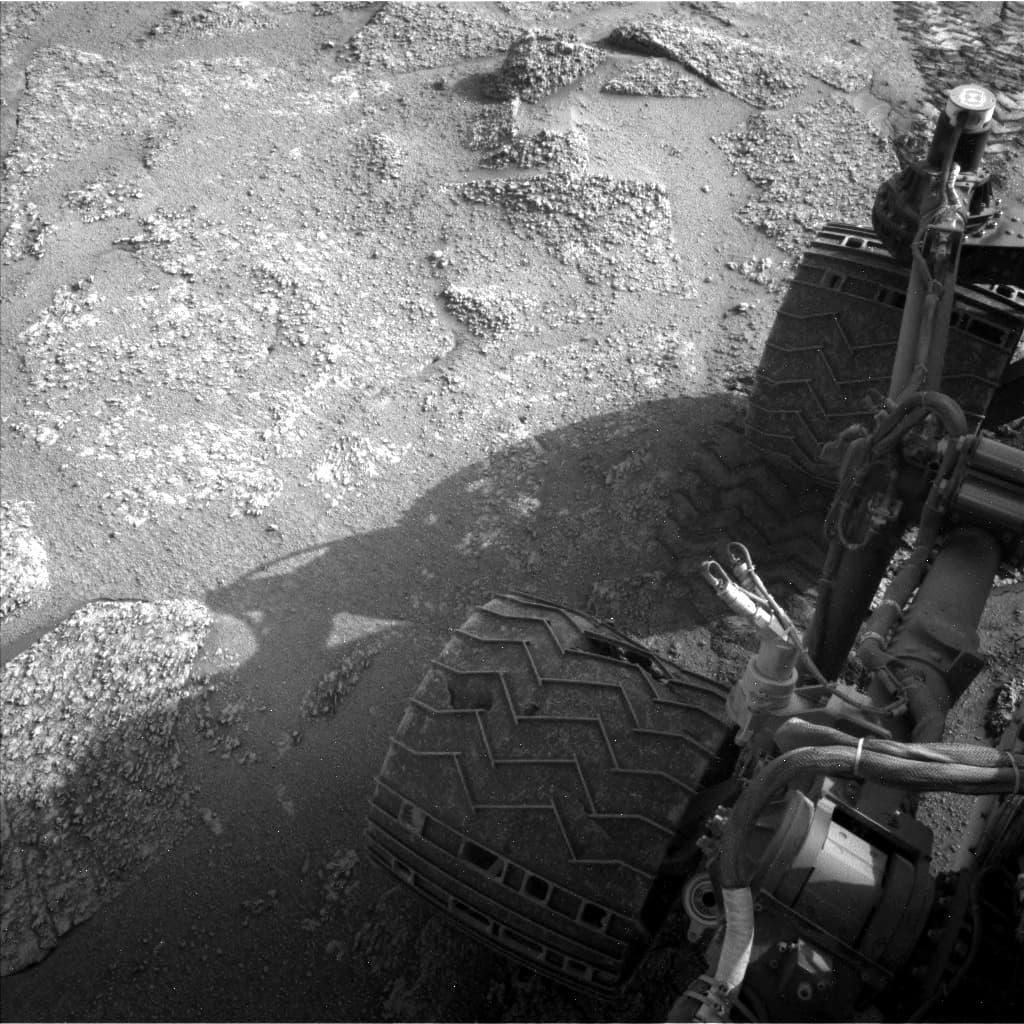 Foto de Marte da câmera NAV_LEFT_B