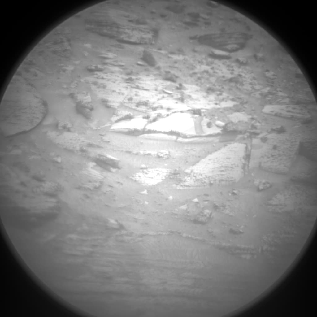 Foto de Marte da câmera CHEMCAM_RMI