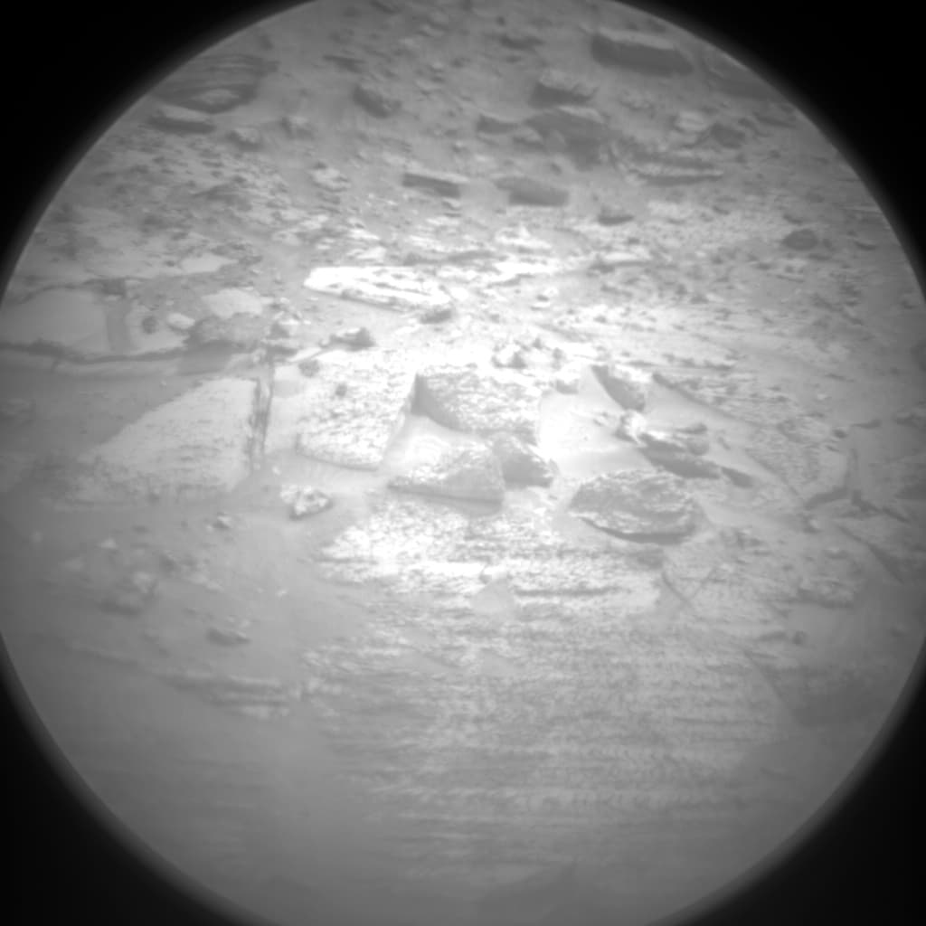 Foto de Marte da câmera CHEMCAM_RMI