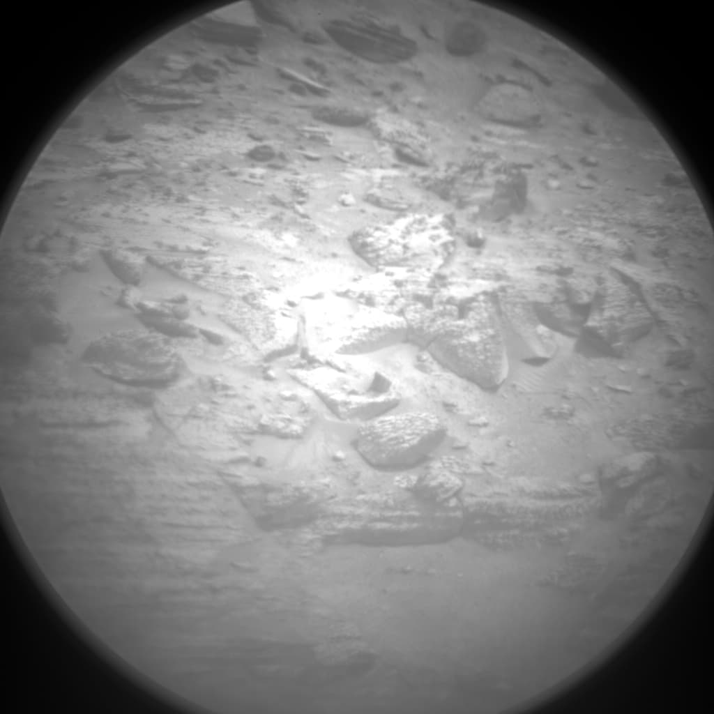 Foto de Marte da câmera CHEMCAM_RMI