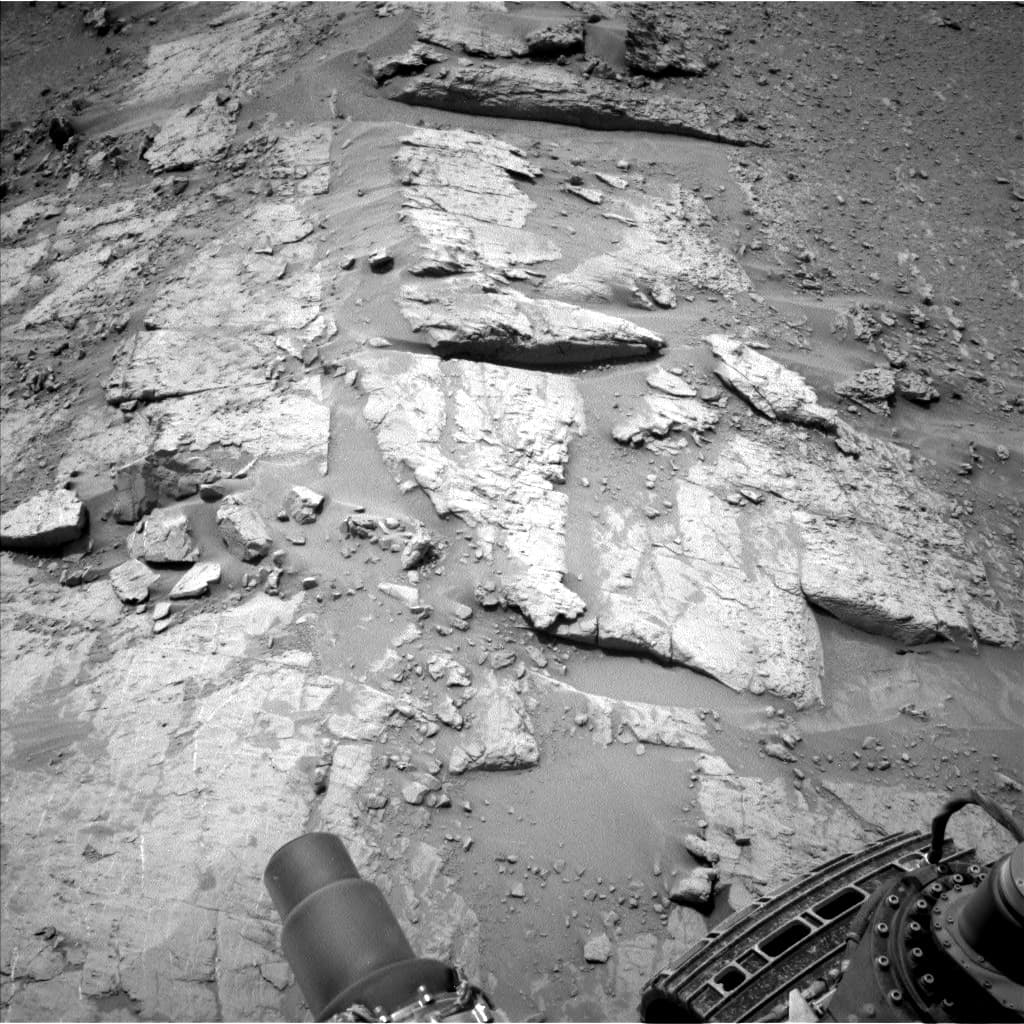 Foto de Marte da câmera NAV_LEFT_B