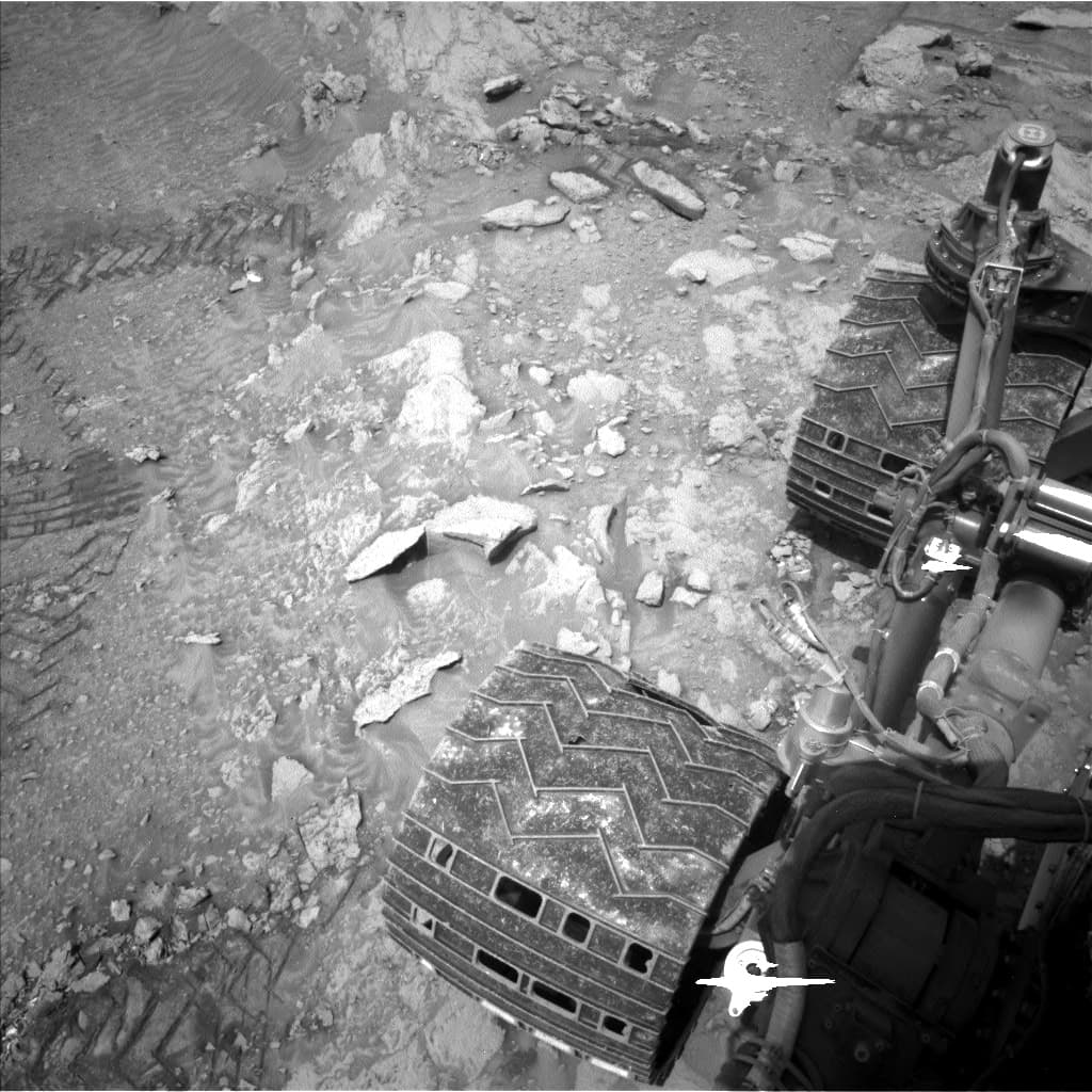 Foto de Marte da câmera NAV_LEFT_B