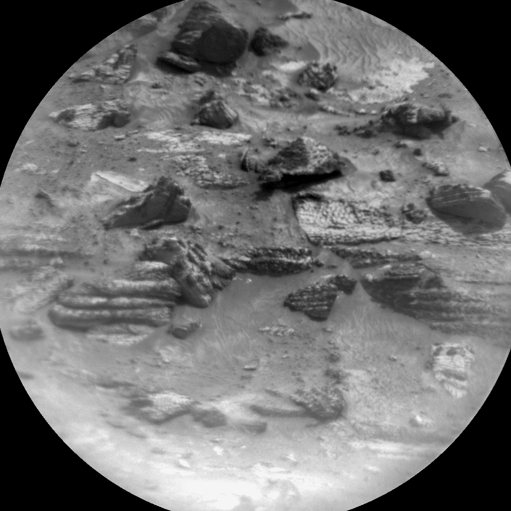 Foto de Marte da câmera CHEMCAM_RMI