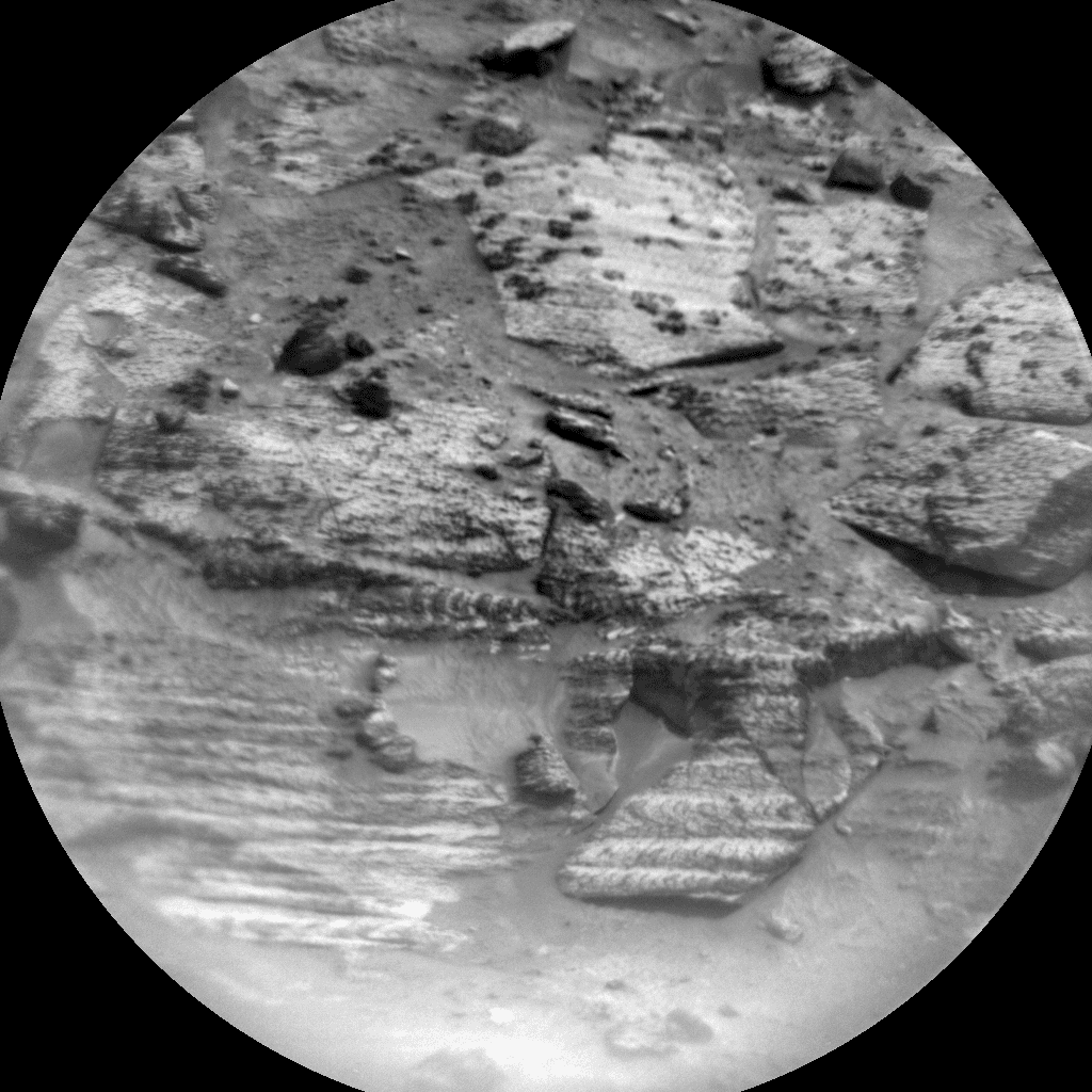 Foto de Marte da câmera CHEMCAM_RMI