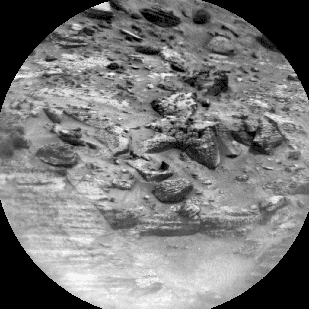 Foto de Marte da câmera CHEMCAM_RMI