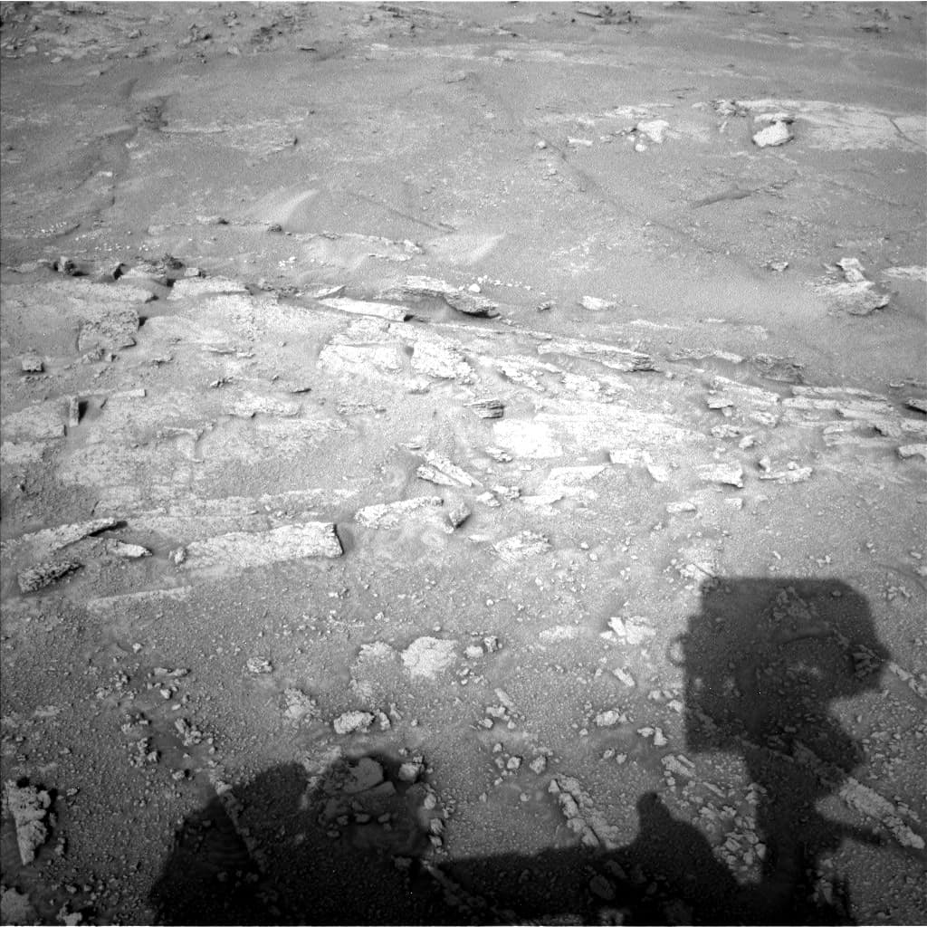 Foto de Marte da câmera NAV_LEFT_B