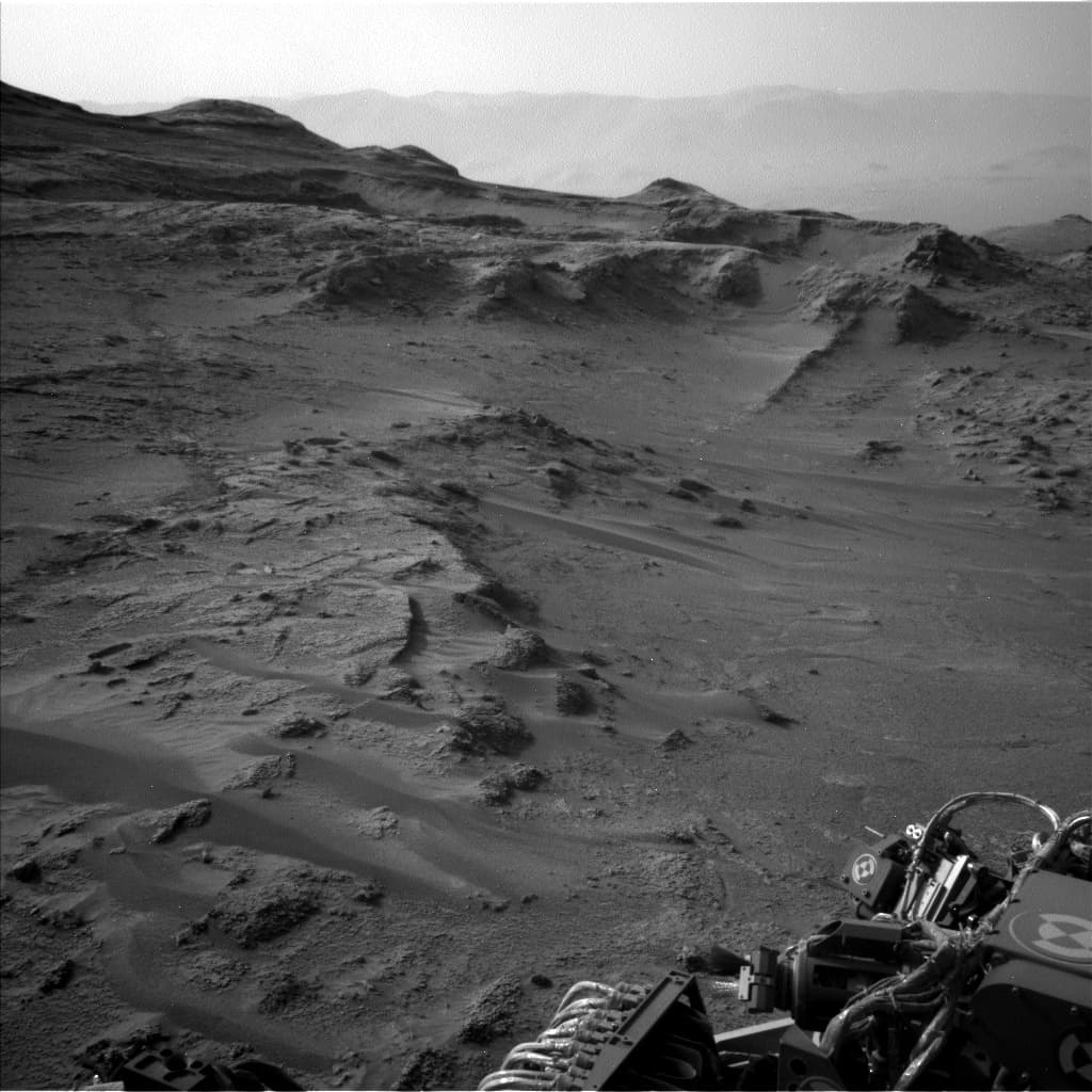 Foto de Marte da câmera NAV_LEFT_B