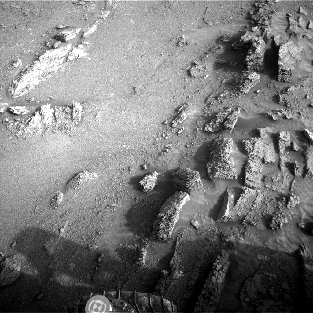 Foto de Marte da câmera NAV_LEFT_B