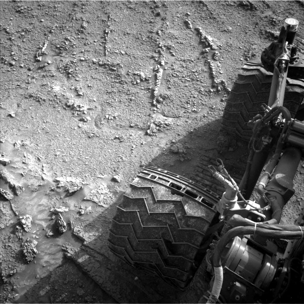 Foto de Marte da câmera NAV_LEFT_B