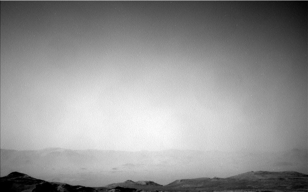 Foto de Marte da câmera NAV_LEFT_B