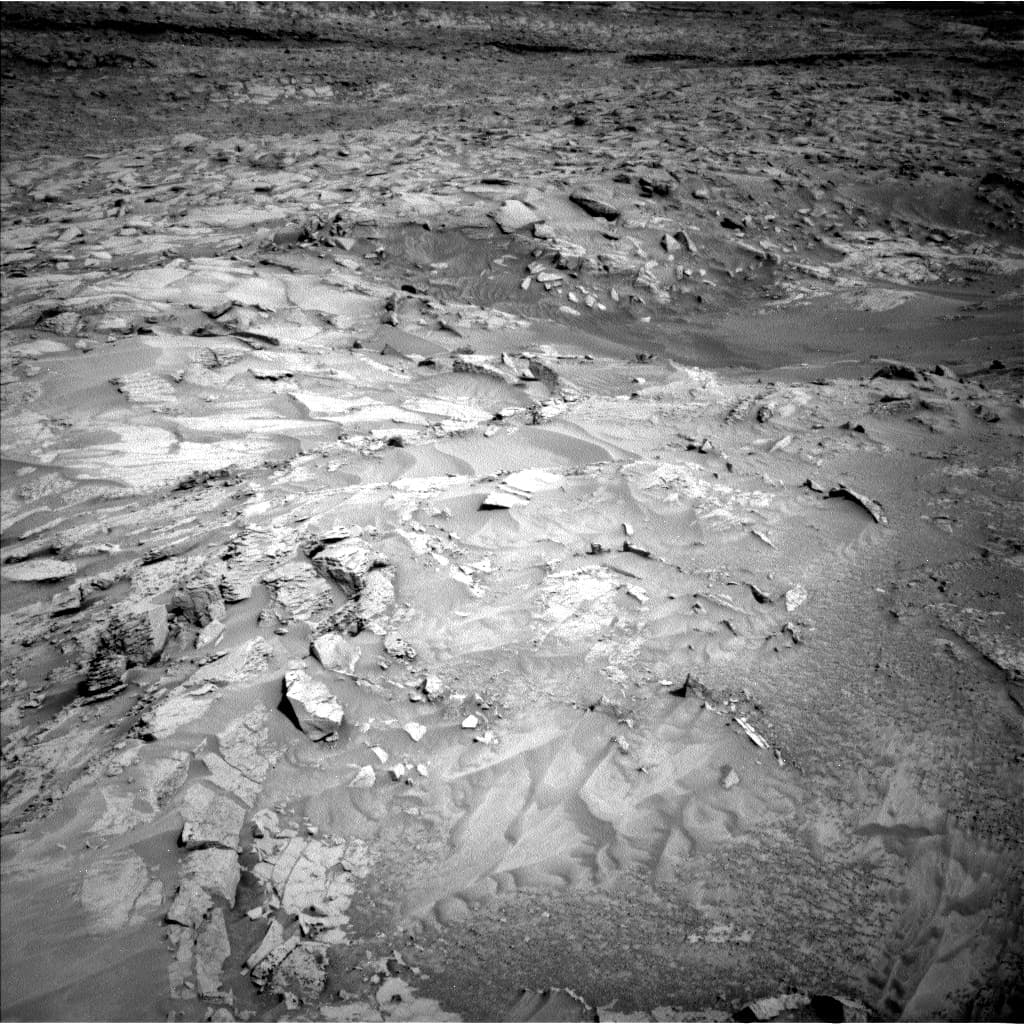 Foto de Marte da câmera NAV_LEFT_B