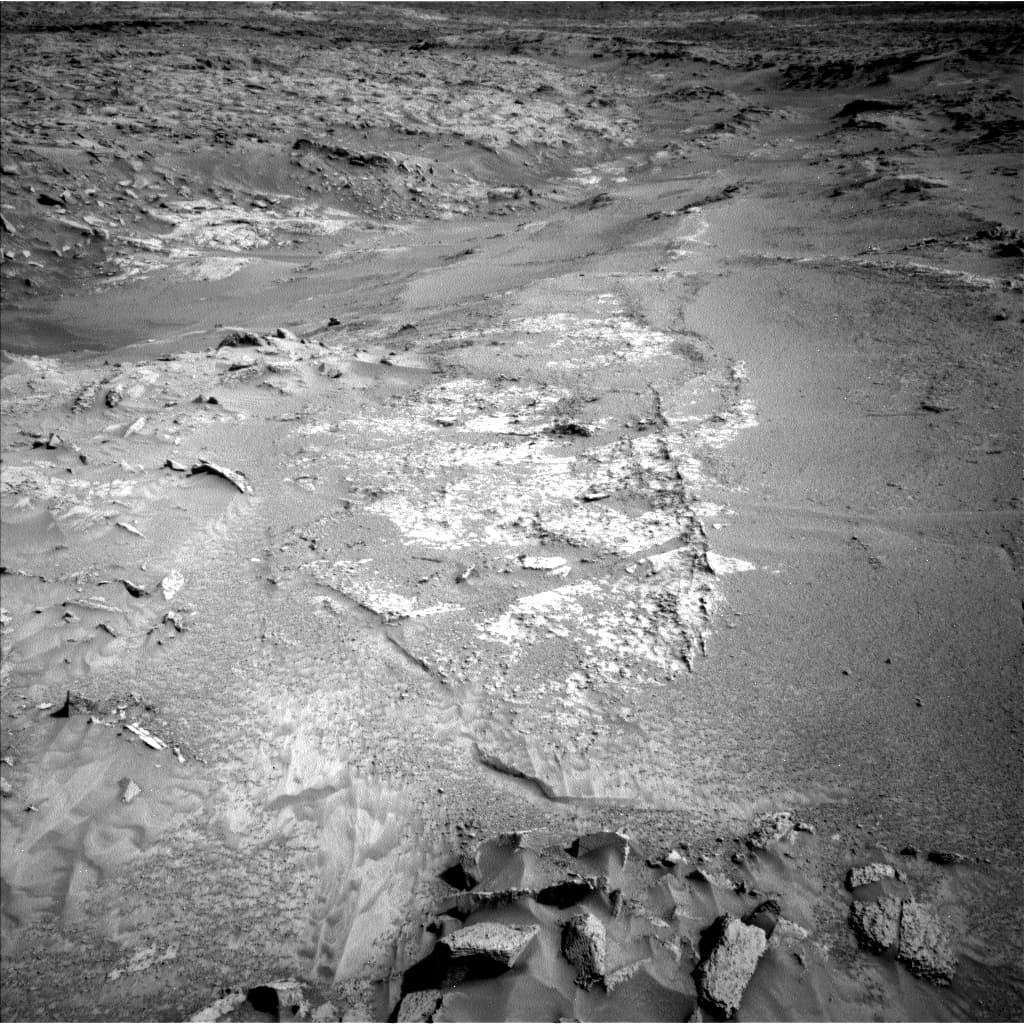 Foto de Marte da câmera NAV_LEFT_B