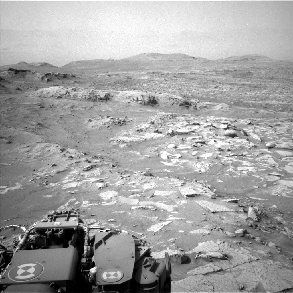 Foto de Marte da câmera NAV_LEFT_B