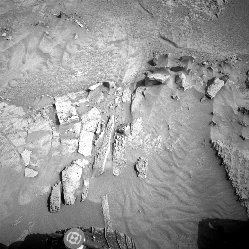 Foto de Marte da câmera NAV_LEFT_B