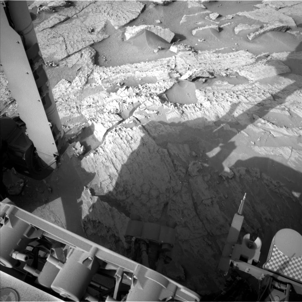 Foto de Marte da câmera NAV_LEFT_B