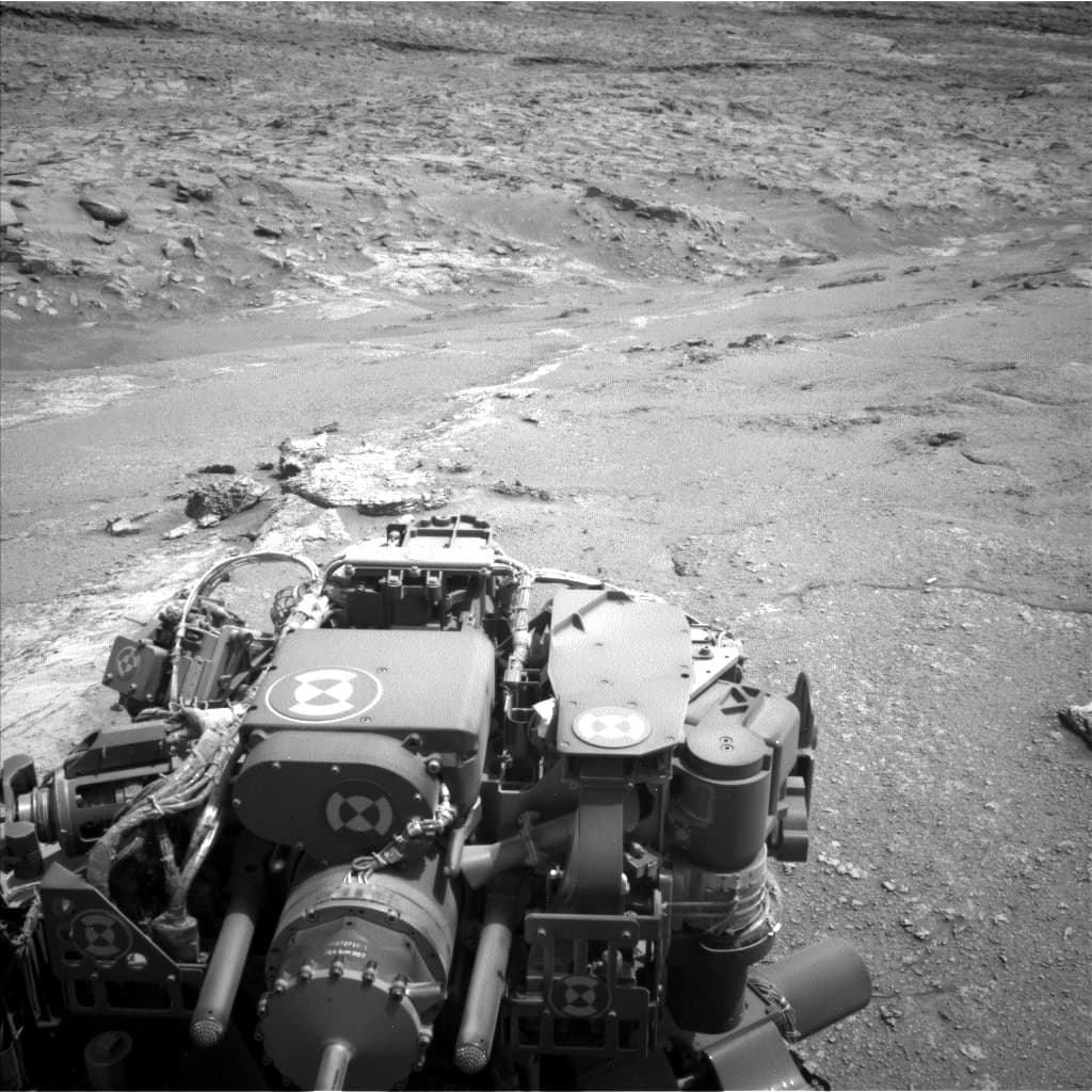 Foto de Marte da câmera NAV_LEFT_B