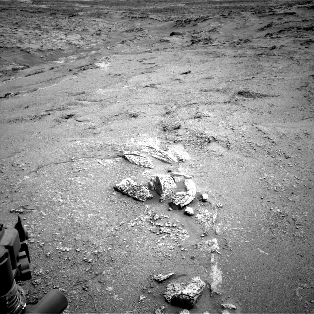 Foto de Marte da câmera NAV_LEFT_B