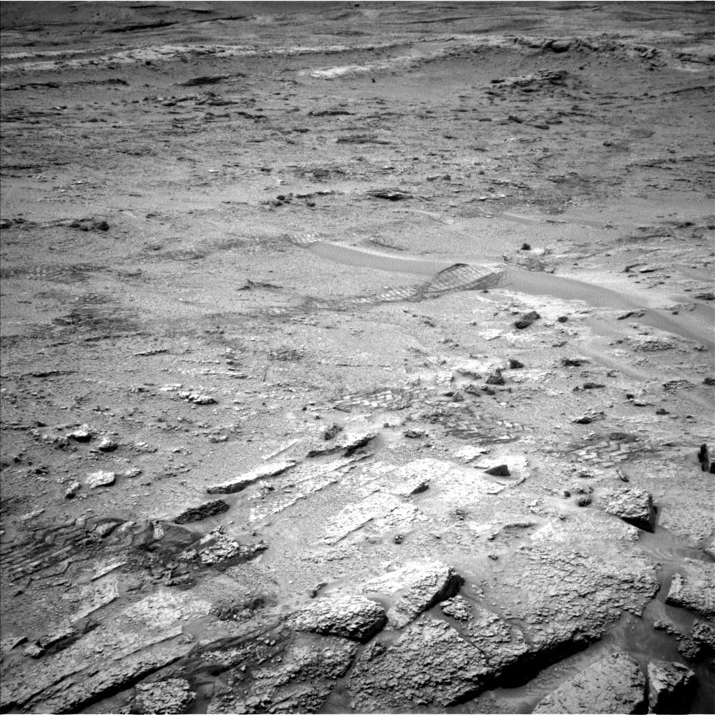 Foto de Marte da câmera NAV_LEFT_B