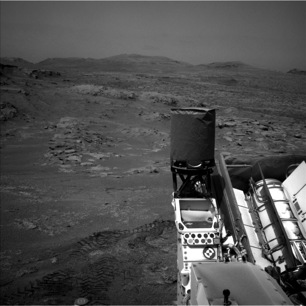Foto de Marte da câmera NAV_LEFT_B
