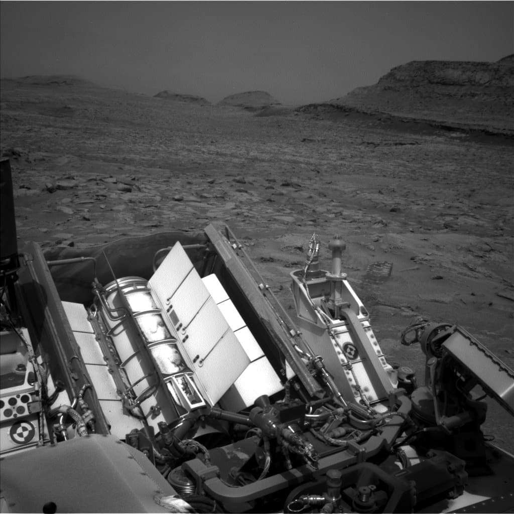 Foto de Marte da câmera NAV_LEFT_B