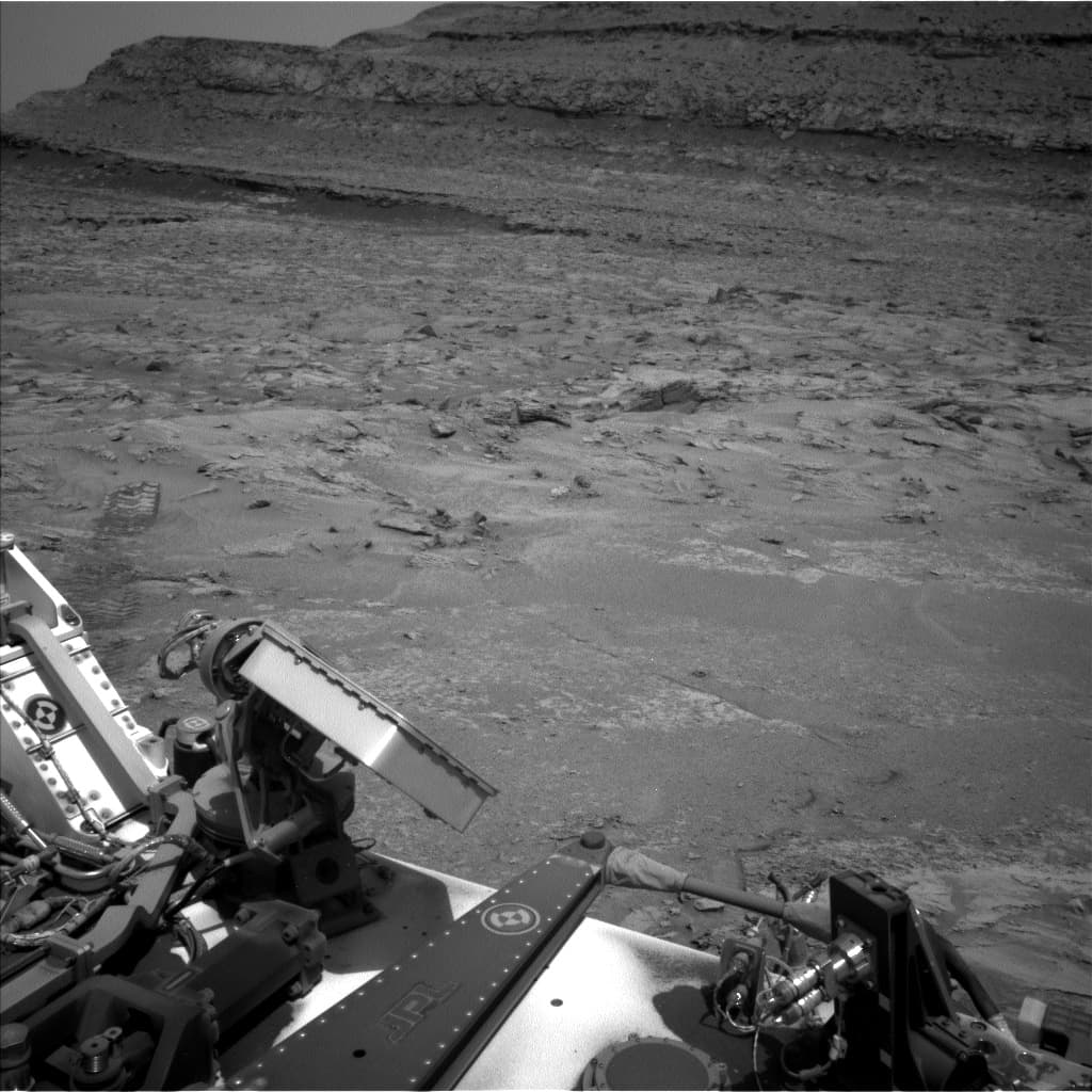 Foto de Marte da câmera NAV_LEFT_B