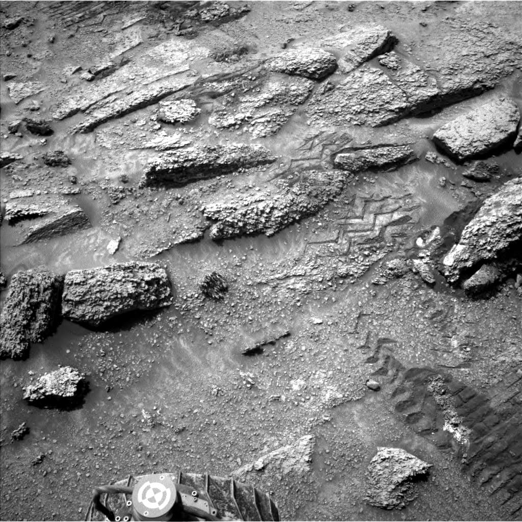 Foto de Marte da câmera NAV_LEFT_B