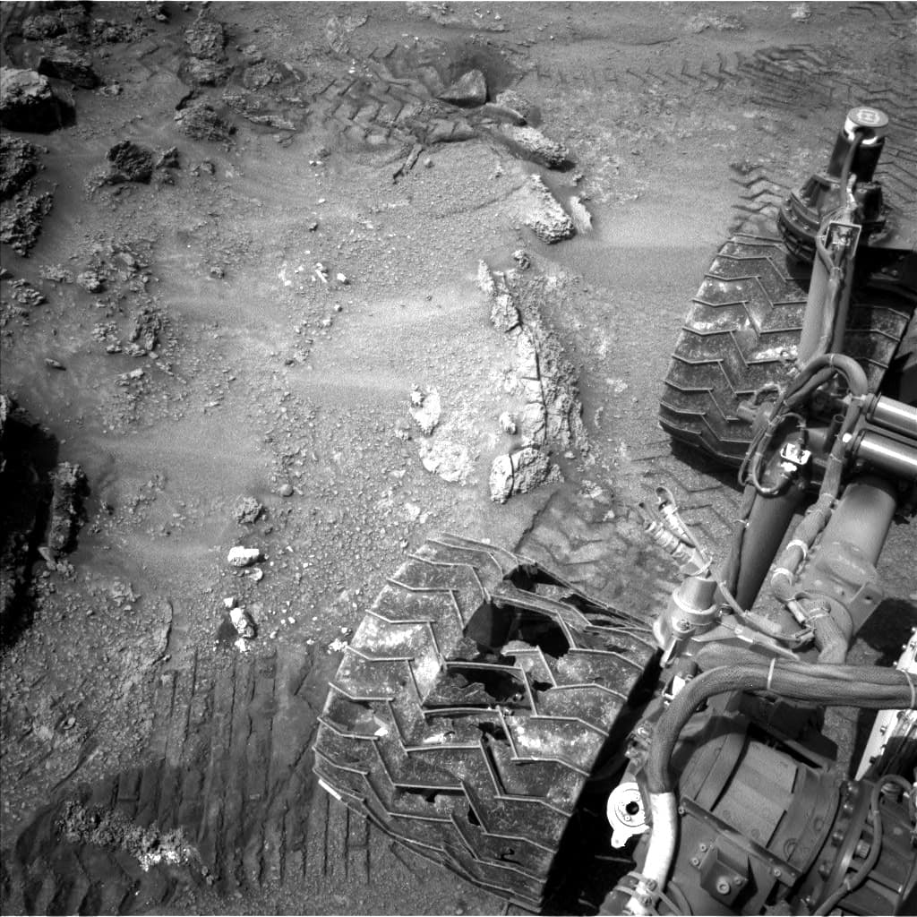 Foto de Marte da câmera NAV_LEFT_B