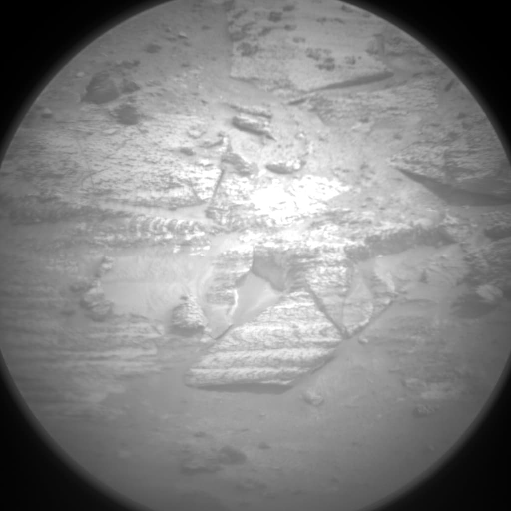 Foto de Marte da câmera CHEMCAM_RMI