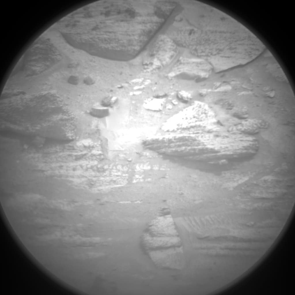 Foto de Marte da câmera CHEMCAM_RMI