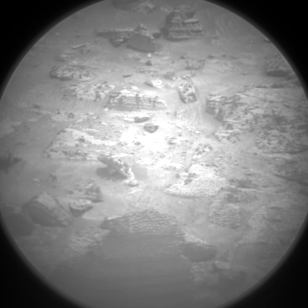 Foto de Marte da câmera CHEMCAM_RMI