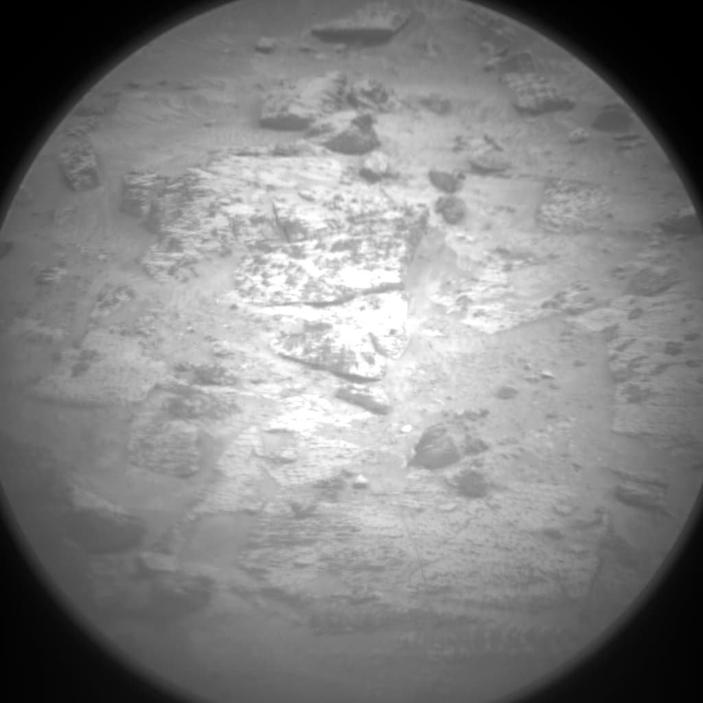 Foto de Marte da câmera CHEMCAM_RMI