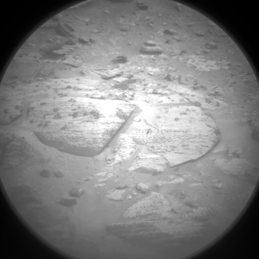 Foto de Marte da câmera CHEMCAM_RMI