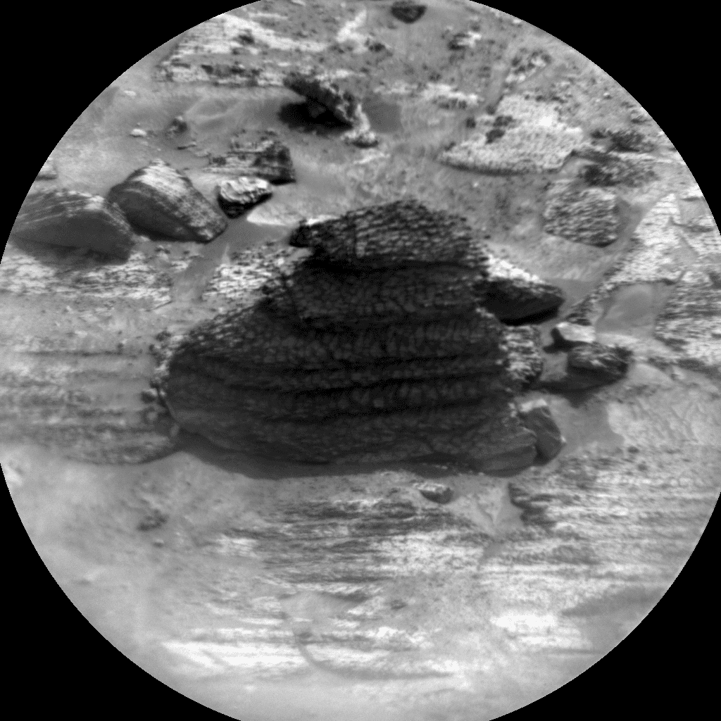 Foto de Marte da câmera CHEMCAM_RMI