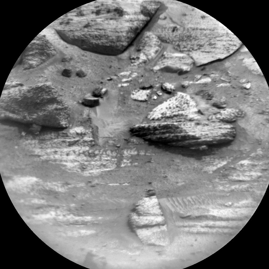 Foto de Marte da câmera CHEMCAM_RMI