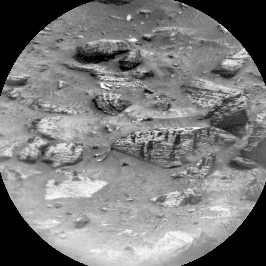 Foto de Marte da câmera CHEMCAM_RMI