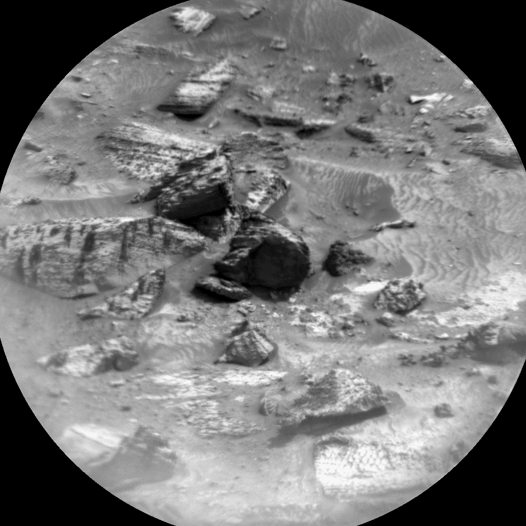 Foto de Marte da câmera CHEMCAM_RMI