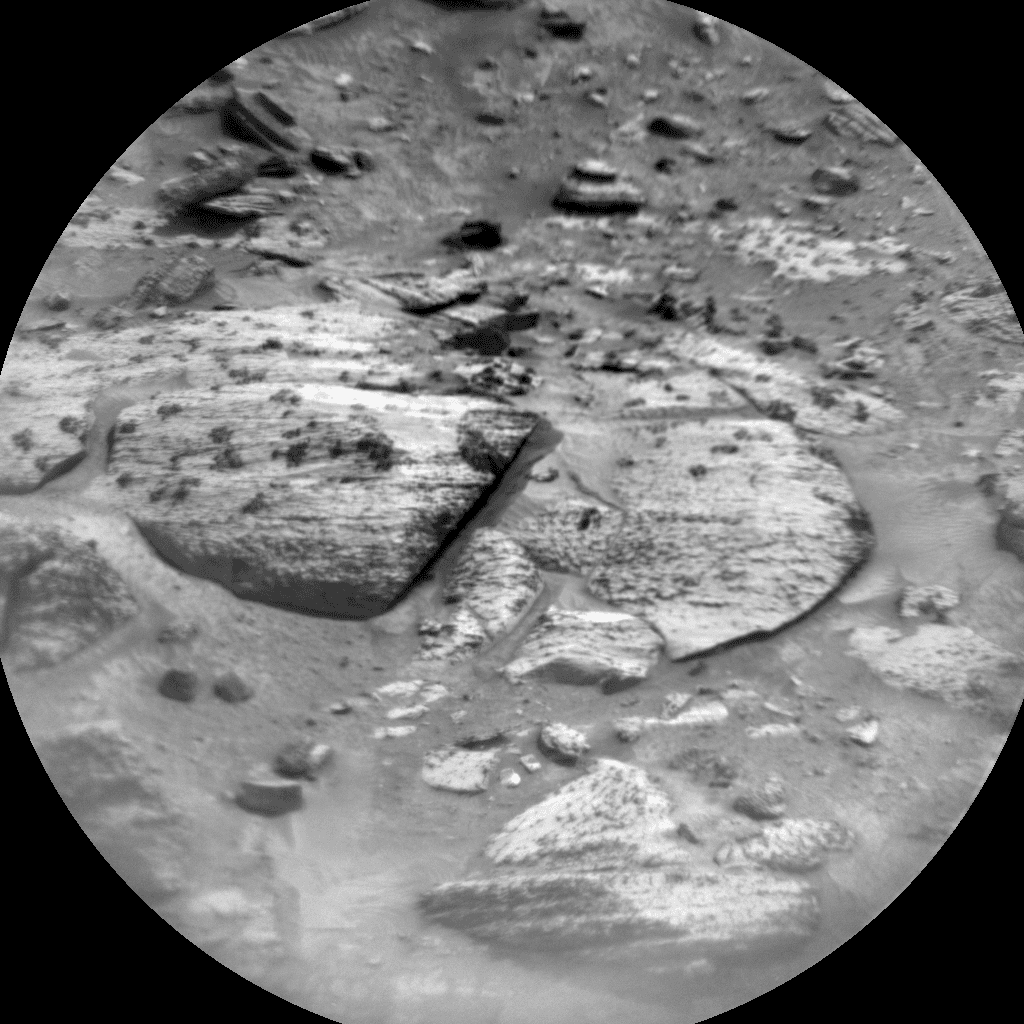 Foto de Marte da câmera CHEMCAM_RMI