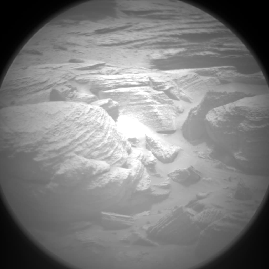 Foto de Marte da câmera CHEMCAM_RMI