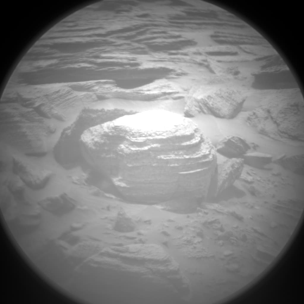 Foto de Marte da câmera CHEMCAM_RMI